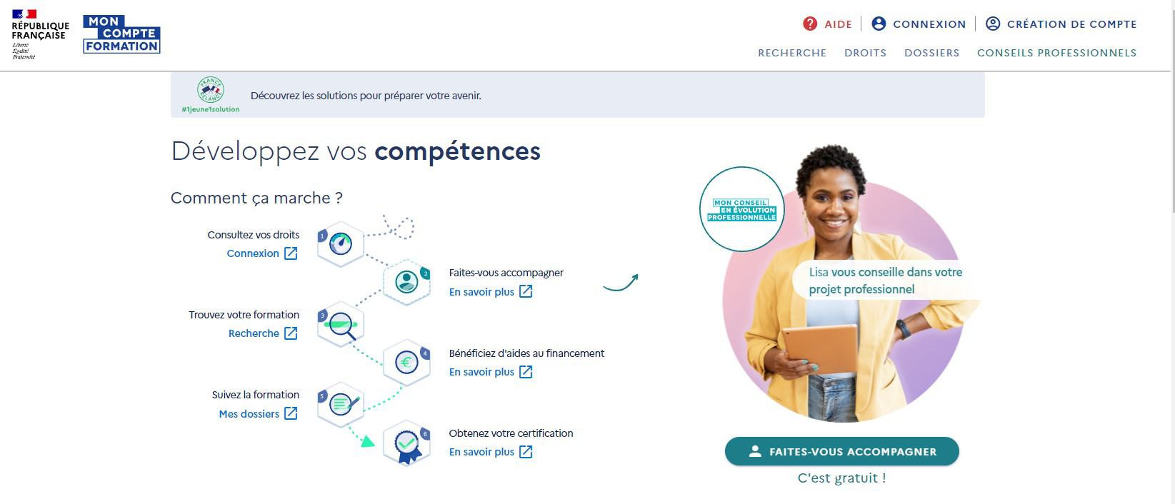 Comment accéder facilement à son espace sur mon compte formation.gouv.fr