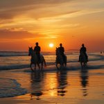 Sunset Rides on the Shores of Camargue